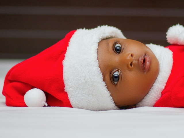 teeth tips for kids black baby boy in santa hat